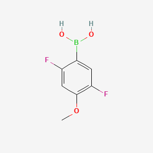 molecular formula C7H7BF2O3 B1307195 2,5-Difluoro-4-methoxyphenylboronic acid CAS No. 897958-93-9