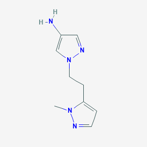 1-[2-(1-Methyl-1H-pyrazol-5-yl)ethyl]-1H-pyrazol-4-amine