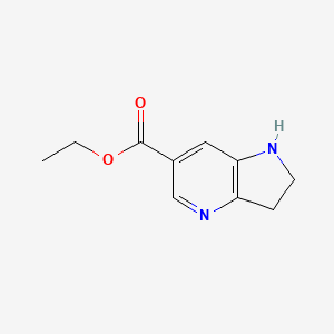 Ethyl 1H,2H,3H-pyrrolo[3,2-B]pyridine-6-carboxylate