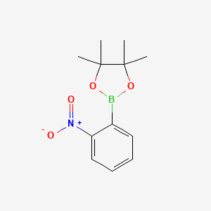 molecular formula C12H16BNO4 B1307208 4,4,5,5-四甲基-2-(2-硝基苯基)-1,3,2-二氧杂硼环丁烷 CAS No. 190788-59-1