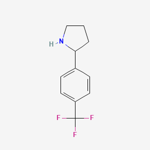 molecular formula C11H12F3N B1307212 2-[4-(三氟甲基)苯基]吡咯烷 CAS No. 298690-84-3