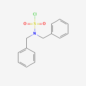 molecular formula C14H14ClNO2S B13072122 N,N-Dibenzylsulfamoyl chloride CAS No. 31367-40-5