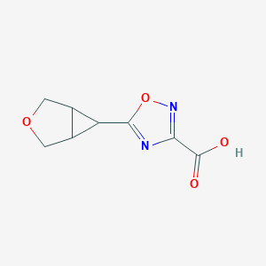 5-{3-Oxabicyclo[3.1.0]hexan-6-yl}-1,2,4-oxadiazole-3-carboxylic acid