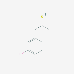 1-(3-Fluorophenyl)propane-2-thiol