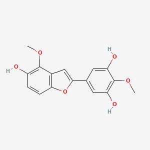 molecular formula C16H14O6 B13072184 GnetifolinA 