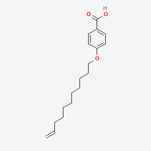 molecular formula C18H26O3 B1307220 苯甲酸，4-(10-十一烯氧基)- CAS No. 59100-95-7