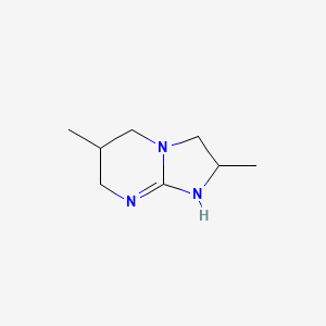 molecular formula C8H15N3 B13072203 2,6-Dimethyl-2H,3H,5H,6H,7H,8H-imidazo[1,2-a]pyrimidine 