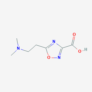 5-[2-(Dimethylamino)ethyl]-1,2,4-oxadiazole-3-carboxylic acid