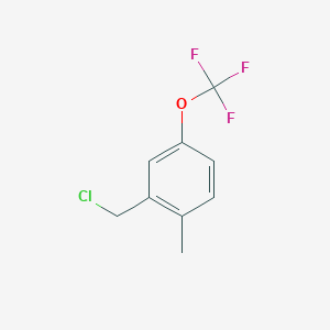 2-(Chloromethyl)-1-methyl-4-(trifluoromethoxy)benzene