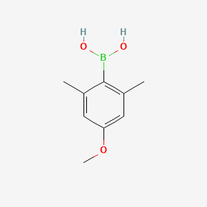 molecular formula C9H13BO3 B1307227 4-甲氧基-2,6-二甲基苯硼酸 CAS No. 361543-99-9