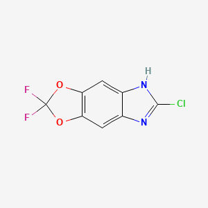 6-chloro-2,2-difluoro-5H-[1,3]dioxolo[4,5-f]benzimidazole