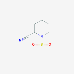 1-(Methylsulfonyl)piperidine-2-carbonitrile