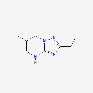 2-Ethyl-6-methyl-4H,5H,6H,7H-[1,2,4]triazolo[1,5-a]pyrimidine