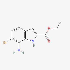 Ethyl 7-amino-6-bromo-1H-indole-2-carboxylate