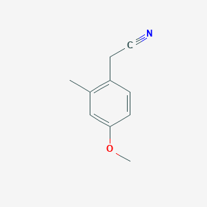 molecular formula C10H11NO B1307242 4-Methoxy-2-methylphenylacetonitrile CAS No. 262298-02-2