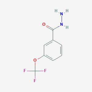molecular formula C8H7F3N2O2 B1307244 3-(三氟甲氧基)苯甲酰肼 CAS No. 321195-88-4