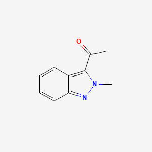 molecular formula C10H10N2O B13072454 1-(2-Methyl-2H-indazol-3-yl)ethan-1-one 