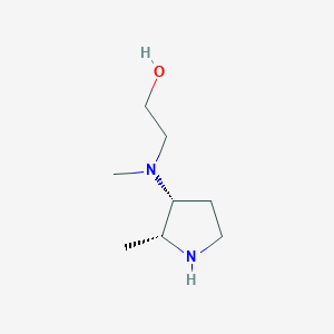 2-(Methyl((2R,3R)-2-methylpyrrolidin-3-yl)amino)ethan-1-ol