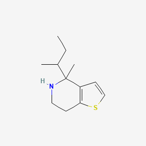 4-(Butan-2-yl)-4-methyl-4H,5H,6H,7H-thieno[3,2-c]pyridine