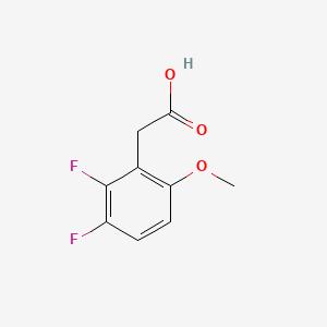 molecular formula C9H8F2O3 B1307252 2-(2,3-二氟-6-甲氧基苯基)乙酸 CAS No. 886501-88-8