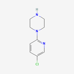 molecular formula C9H12ClN3 B1307259 1-(5-Chloropyridin-2-yl)piperazine CAS No. 87394-65-8