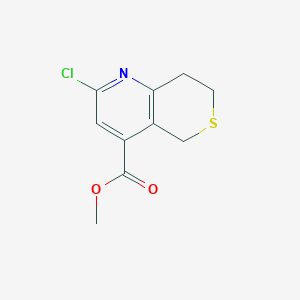 Methyl 2-chloro-5H,7H,8H-thiopyrano[4,3-b]pyridine-4-carboxylate