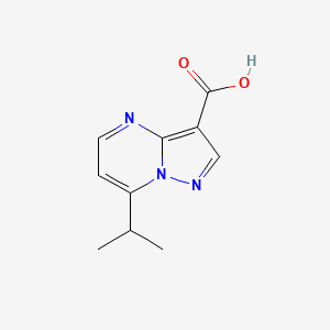 7-(Propan-2-yl)pyrazolo[1,5-a]pyrimidine-3-carboxylic acid