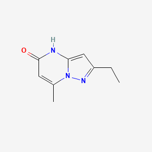 2-ethyl-7-methyl-4H,5H-pyrazolo[1,5-a]pyrimidin-5-one