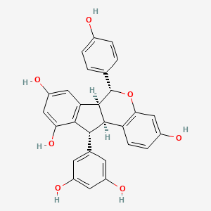 molecular formula C28H22O7 B13072655 GnemontaninG 