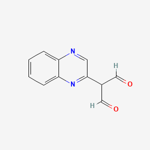 molecular formula C11H8N2O2 B1307266 2-(2-喹喔啉基)丙二醛 CAS No. 205744-84-9