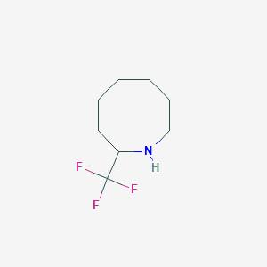 molecular formula C8H14F3N B13072662 2-(Trifluoromethyl)azocane 