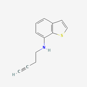 N-(But-3-yn-1-yl)-1-benzothiophen-7-amine