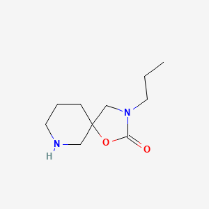 3-Propyl-1-oxa-3,7-diazaspiro[4.5]decan-2-one