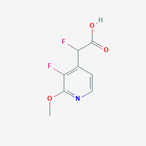 2-Fluoro-2-(3-fluoro-2-methoxypyridin-4-yl)acetic acid