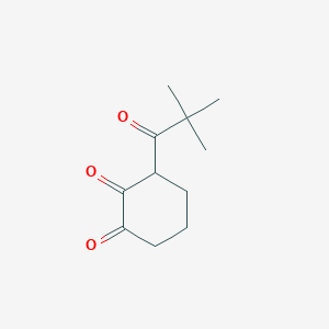 3-(2,2-Dimethylpropanoyl)cyclohexane-1,2-dione