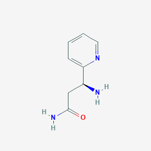 (3S)-3-Amino-3-(2-pyridyl)propanamide