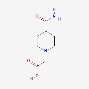 molecular formula C8H14N2O3 B1307293 (4-Carbamoyl-piperidin-1-yl)-acetic acid CAS No. 40479-21-8