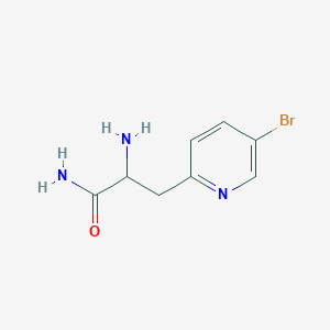 2-Amino-3-(5-bromopyridin-2-yl)propanamide