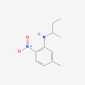 N-(Butan-2-yl)-5-methyl-2-nitroaniline