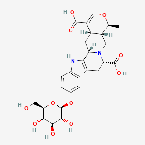 molecular formula C27H32N2O11 B13072984 MappiodosideC 