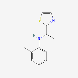 2-methyl-N-[1-(1,3-thiazol-2-yl)ethyl]aniline