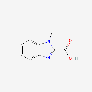 molecular formula C9H8N2O2 B1307302 1-甲基-1H-苯并[d]咪唑-2-羧酸 CAS No. 20572-01-4