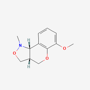 methyl 1-methyl-1,3a,4,9b-tetrahydro-3H-chromeno[4,3-c]isoxazol-6-yl ether