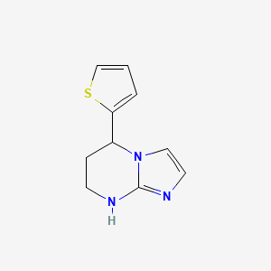 5-(Thiophen-2-yl)-5H,6H,7H,8H-imidazo[1,2-a]pyrimidine