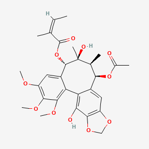 molecular formula C29H34O11 B13073162 SchisantherinG 