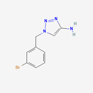 1-[(3-Bromophenyl)methyl]-1H-1,2,3-triazol-4-amine