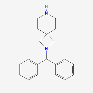 molecular formula C20H24N2 B1307319 2-Benzhydryl-2,7-diazaspiro[3.5]nonane CAS No. 959515-59-4