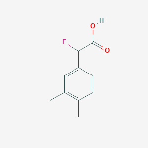 2-(3,4-Dimethylphenyl)-2-fluoroacetic acid