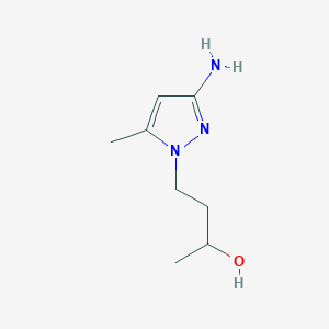 4-(3-Amino-5-methyl-1H-pyrazol-1-yl)butan-2-ol