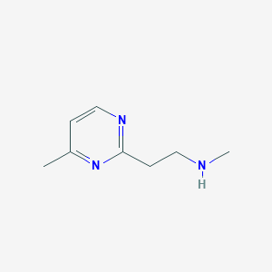 Methyl[2-(4-methylpyrimidin-2-yl)ethyl]amine